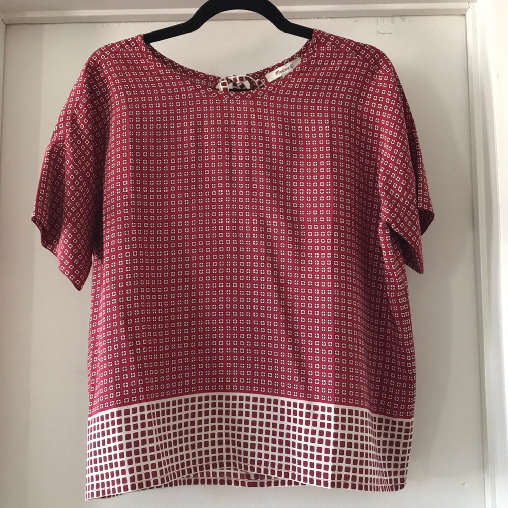 Madewell Short Sleeve Shift Top